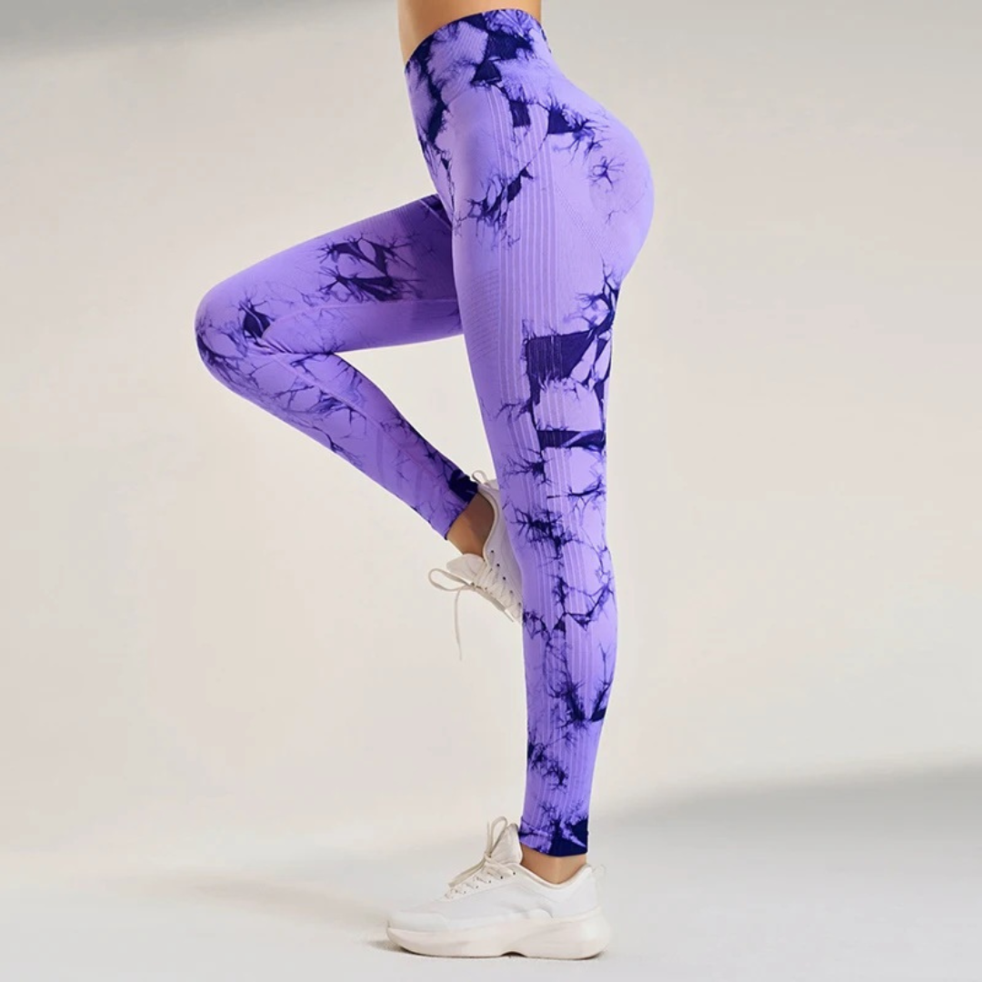 Leggings Tie-Dye Seamless